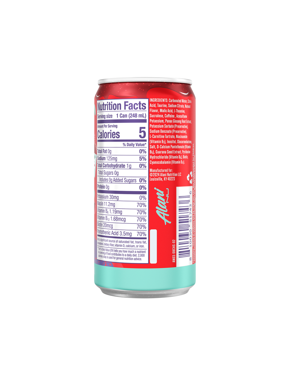 Alani Nu Mini Energy - Cherry Slush N3 - image 3