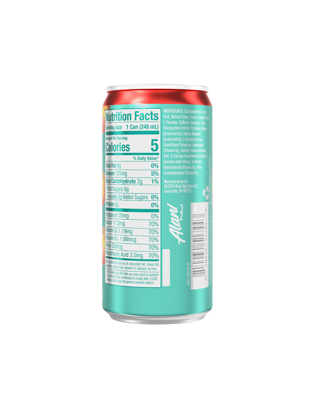 Alani Nu Mini Energy - Juicy Peach E0 - image 3