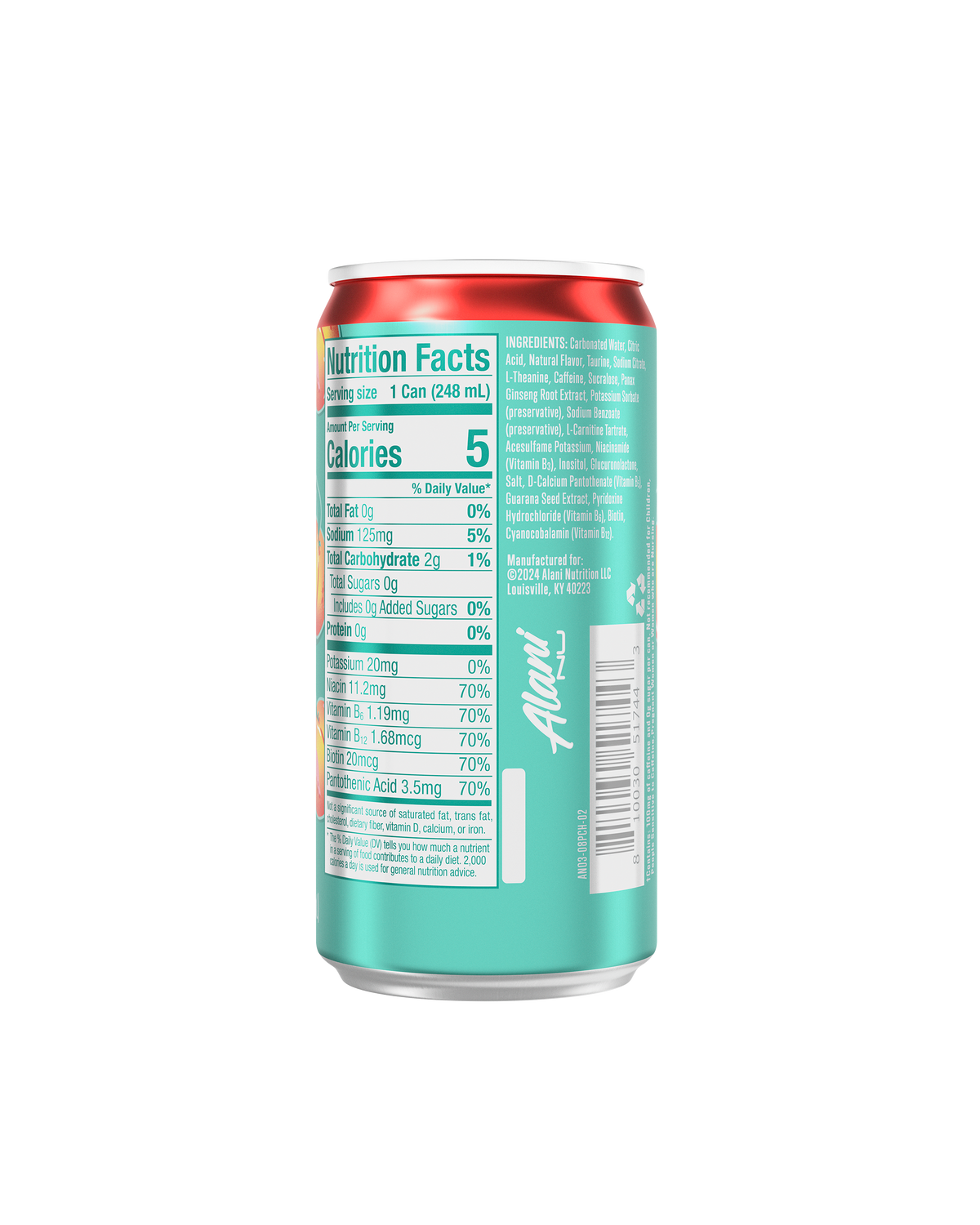 Alani Nu Mini Energy - Juicy Peach E0 - image 3